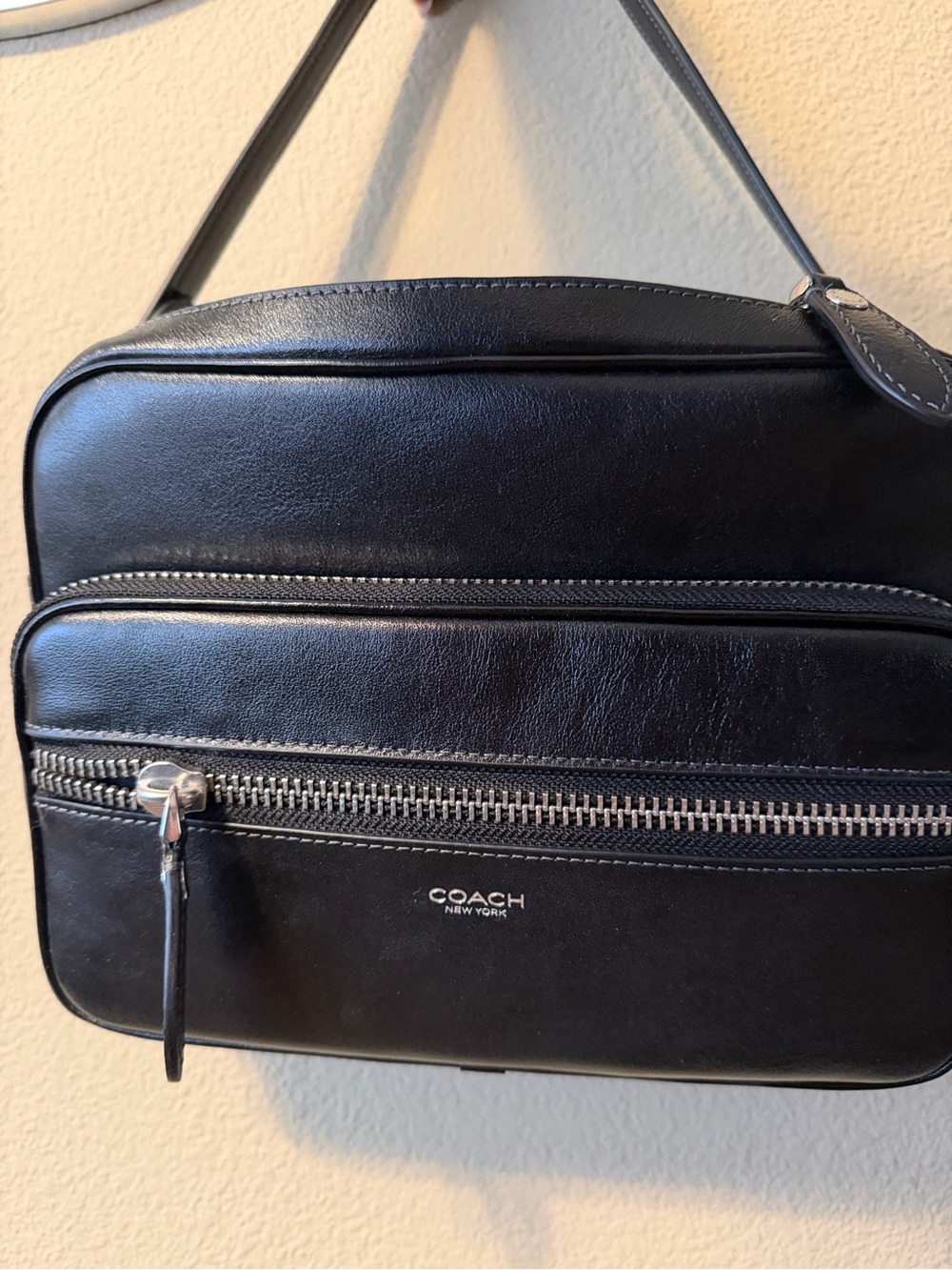 Brand New with Tags! Coach Dakota Black Shiny Leather Shoulder Bag